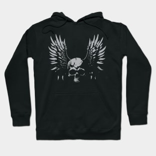 Skull with Wings Hoodie